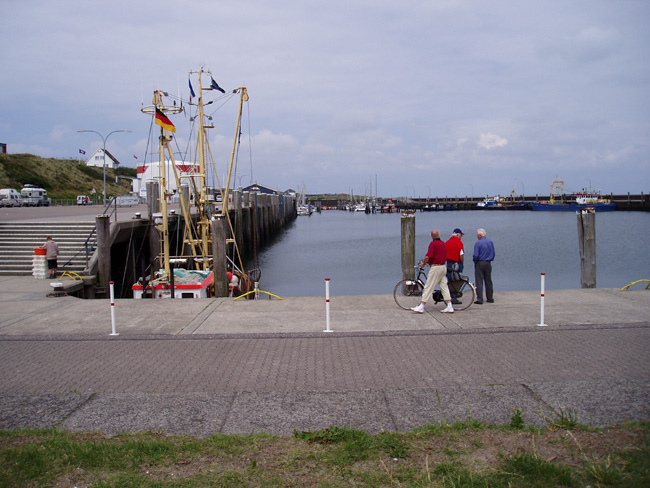 der Hörnumer Hafen auf Sylt