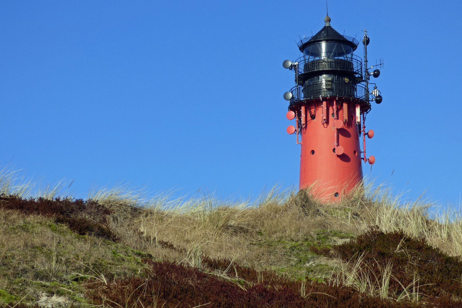 Der Hörnumer Leuchtturm ...