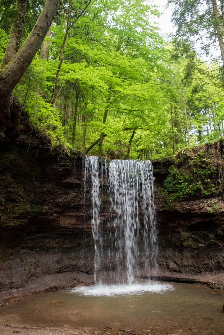 Der Hörschbachwasserfall eine tolle Naturdusche