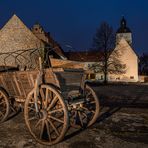 Der Hof der Wasserburg Egeln