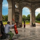 Der Hofgarten am Odeonsplatz - München -