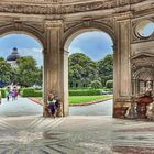 Der Hofgarten am Odeonsplatz - München -