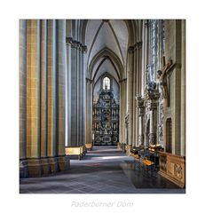 der Hohe Dom Ss. Maria, Liborius und Kilian " Blick , zum Fürstenberggrabmal..."