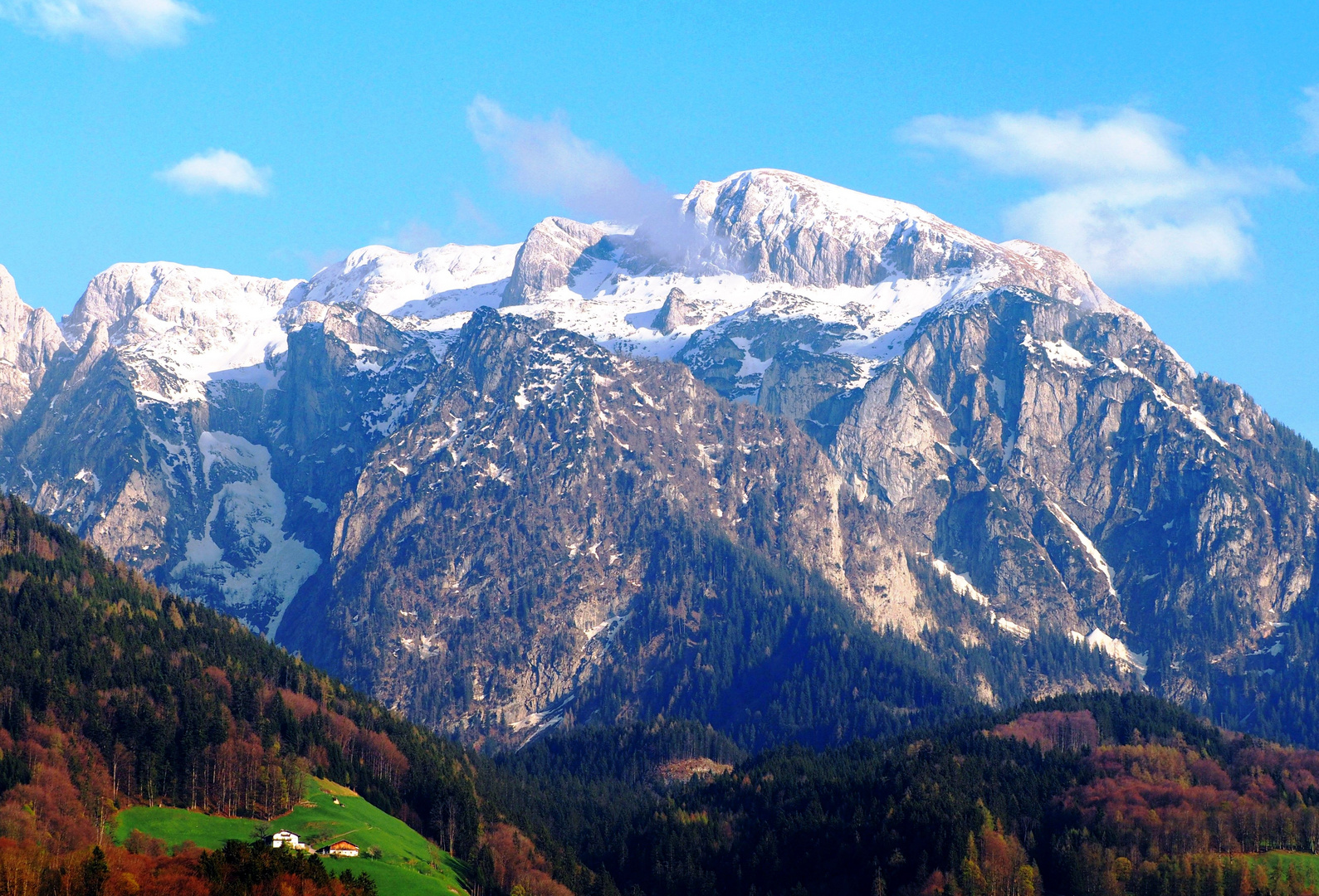 Der Hohe Göll im Abendlicht