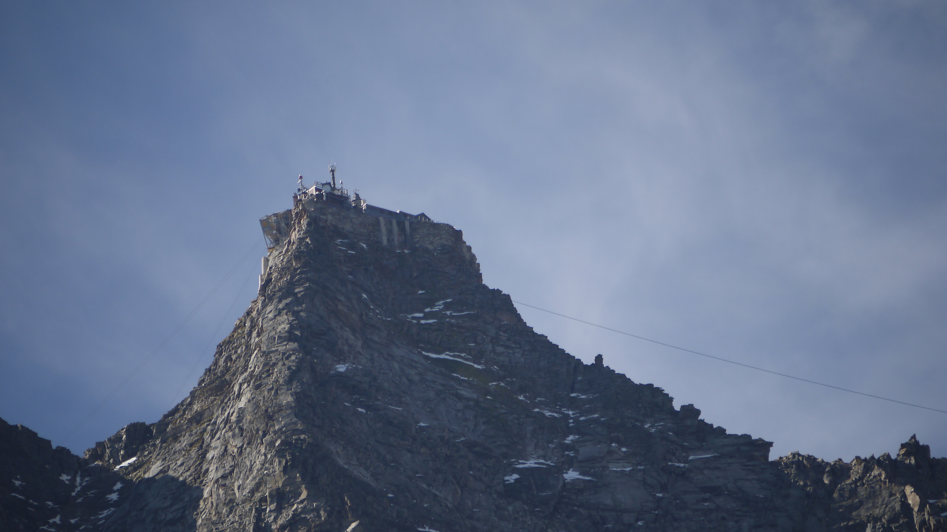 Der Hohe Sonnblick 3.106 m mit Opservatorium Zittelhaus