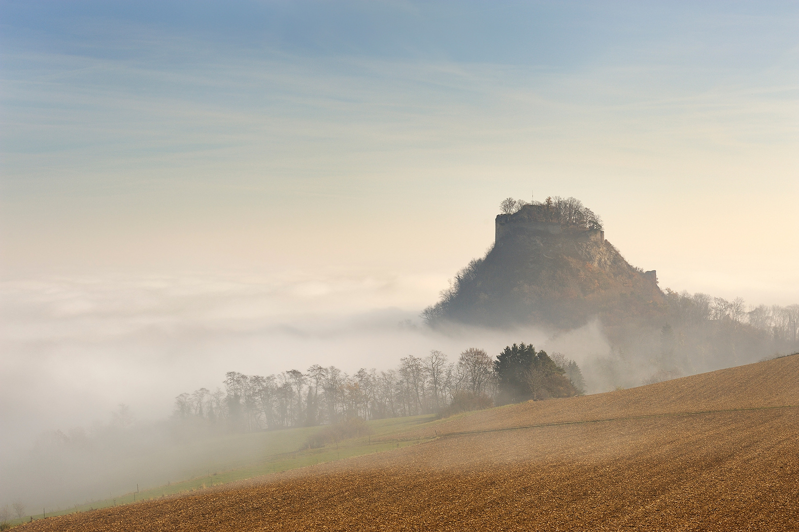 Der Hohenkrähen am Nebelmeer