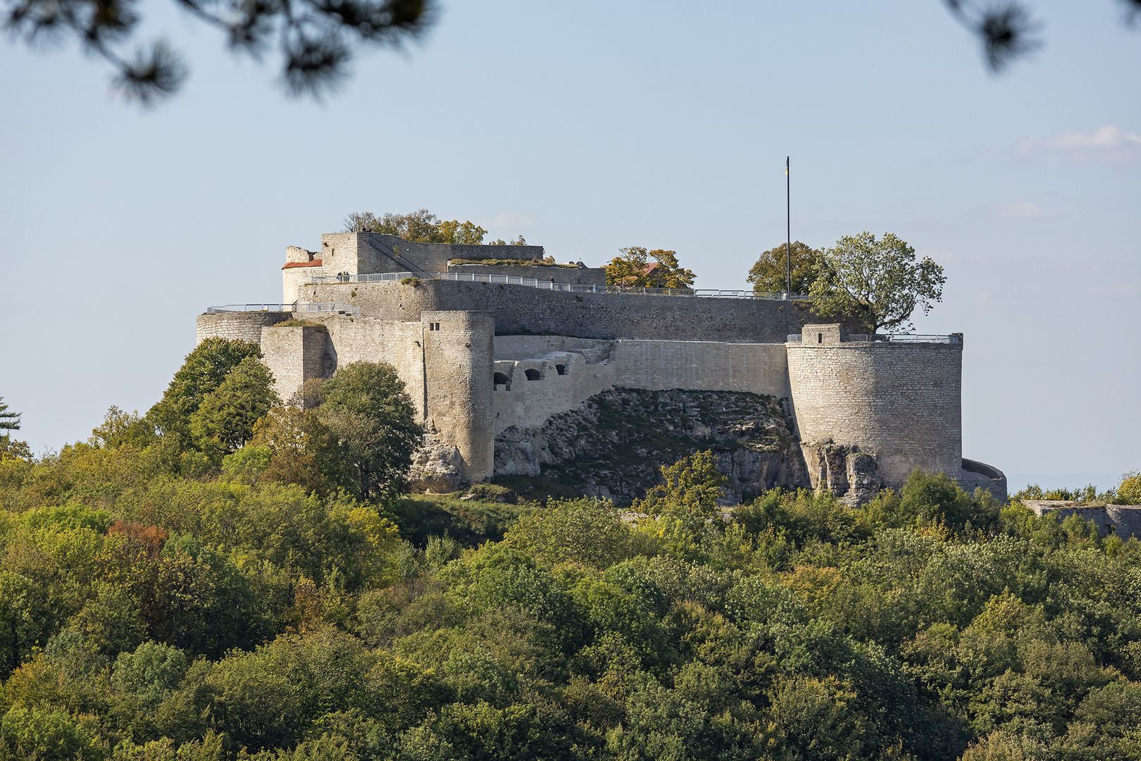 Der Hohenneuffen vom Wilhelmsfels