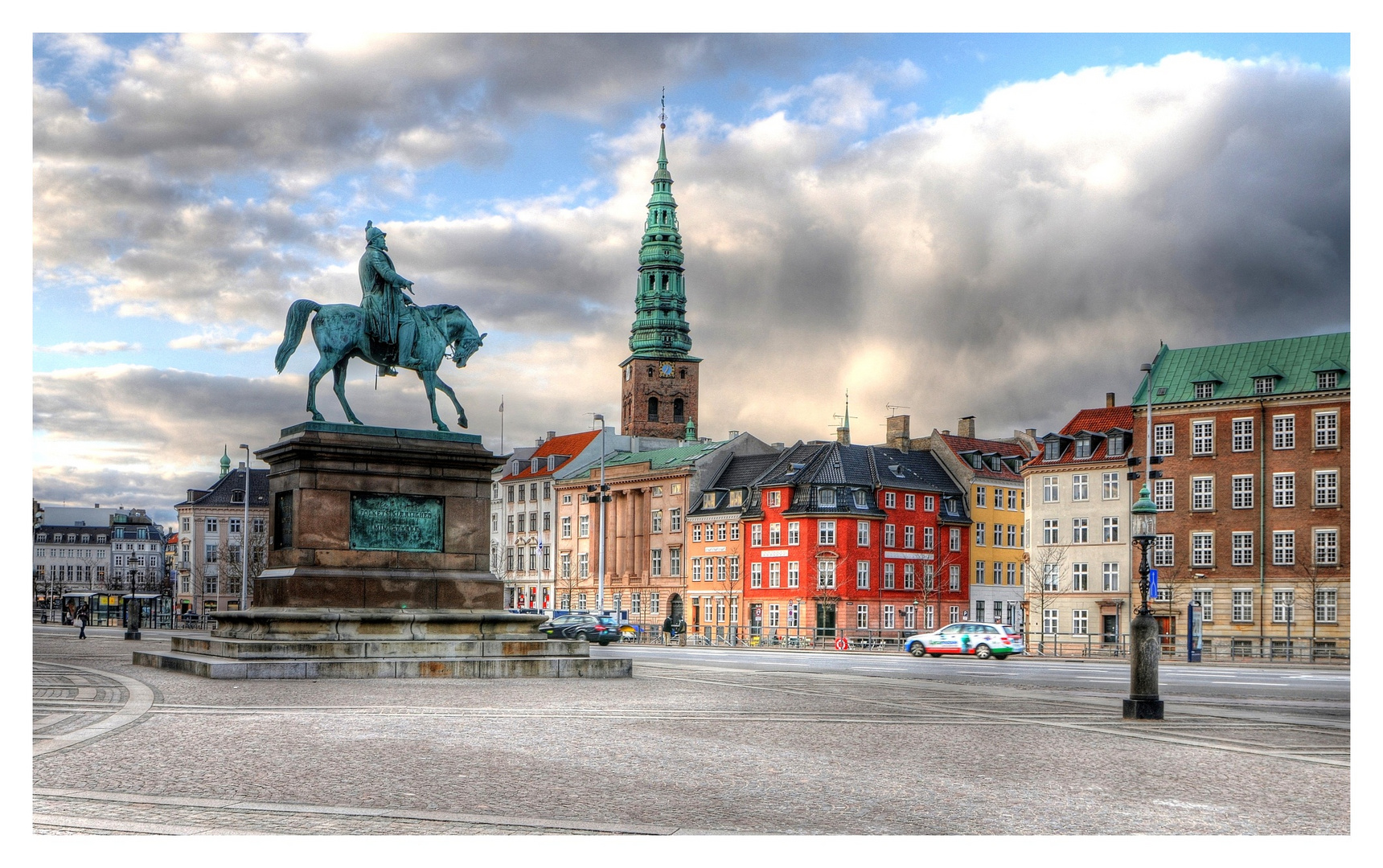 Der Hojbroplads bei Schmuddelwetter