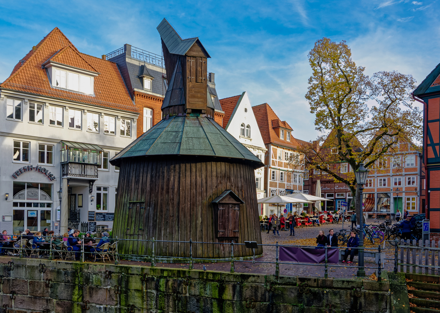 Der Holzkran von Stade