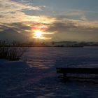 Der Hopfensee (Füssen) zugeforen