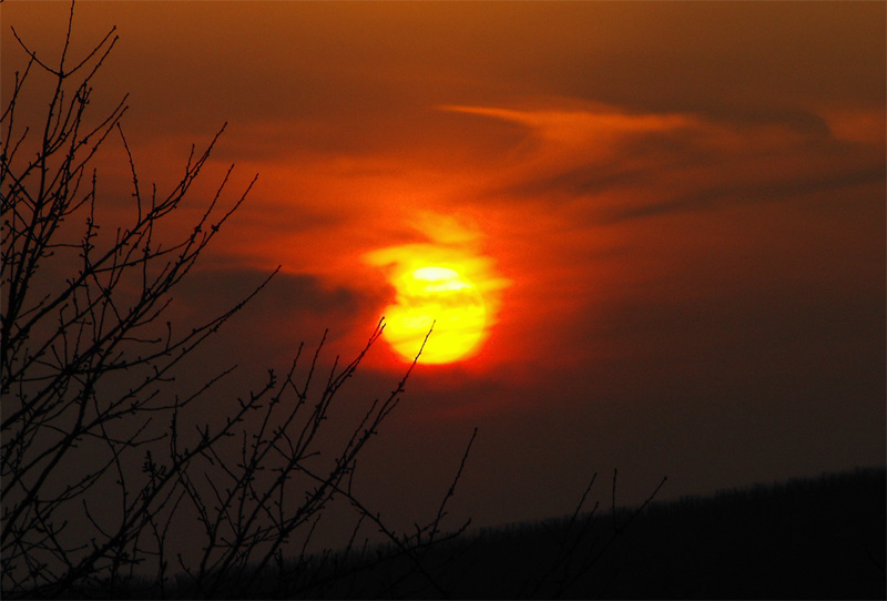 Der Horizont steht in Flammen