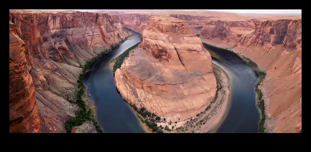 Der Horseshoe Bend in Page , Arizona