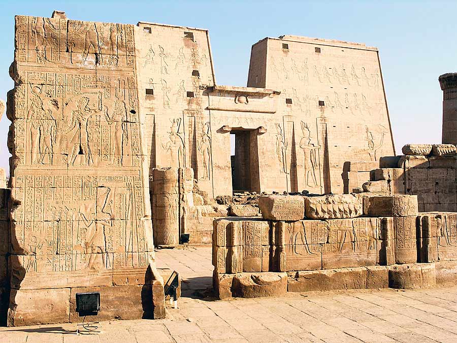 Der Horus Tempel in Edfu (1)
