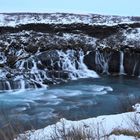 Der Hraunfossar in Island