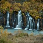 Der Hraunfossar - Wasserfälle ohne Ende