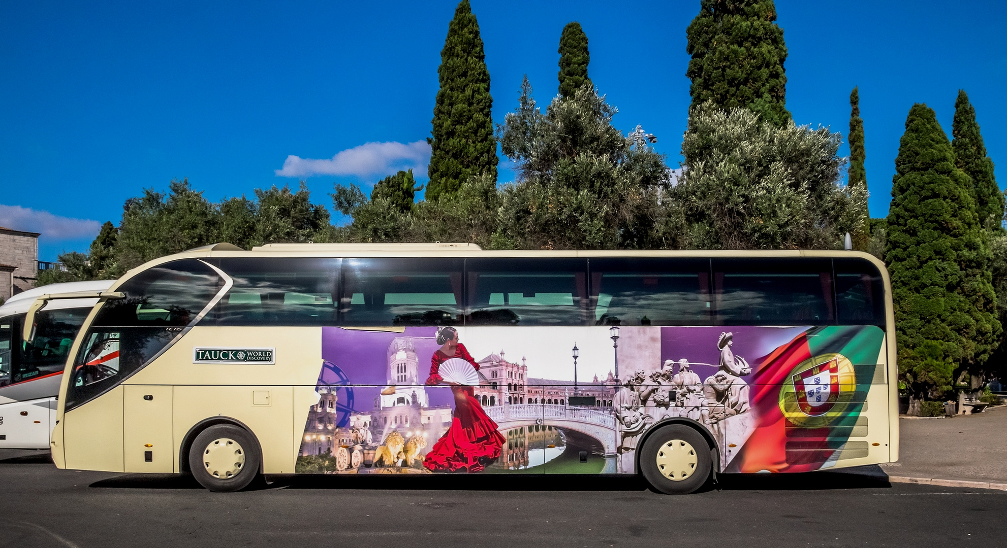 Der hübsche Bus in Lissabon