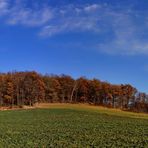 der hügel auf den feld