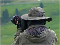 der Hut der Fotografin