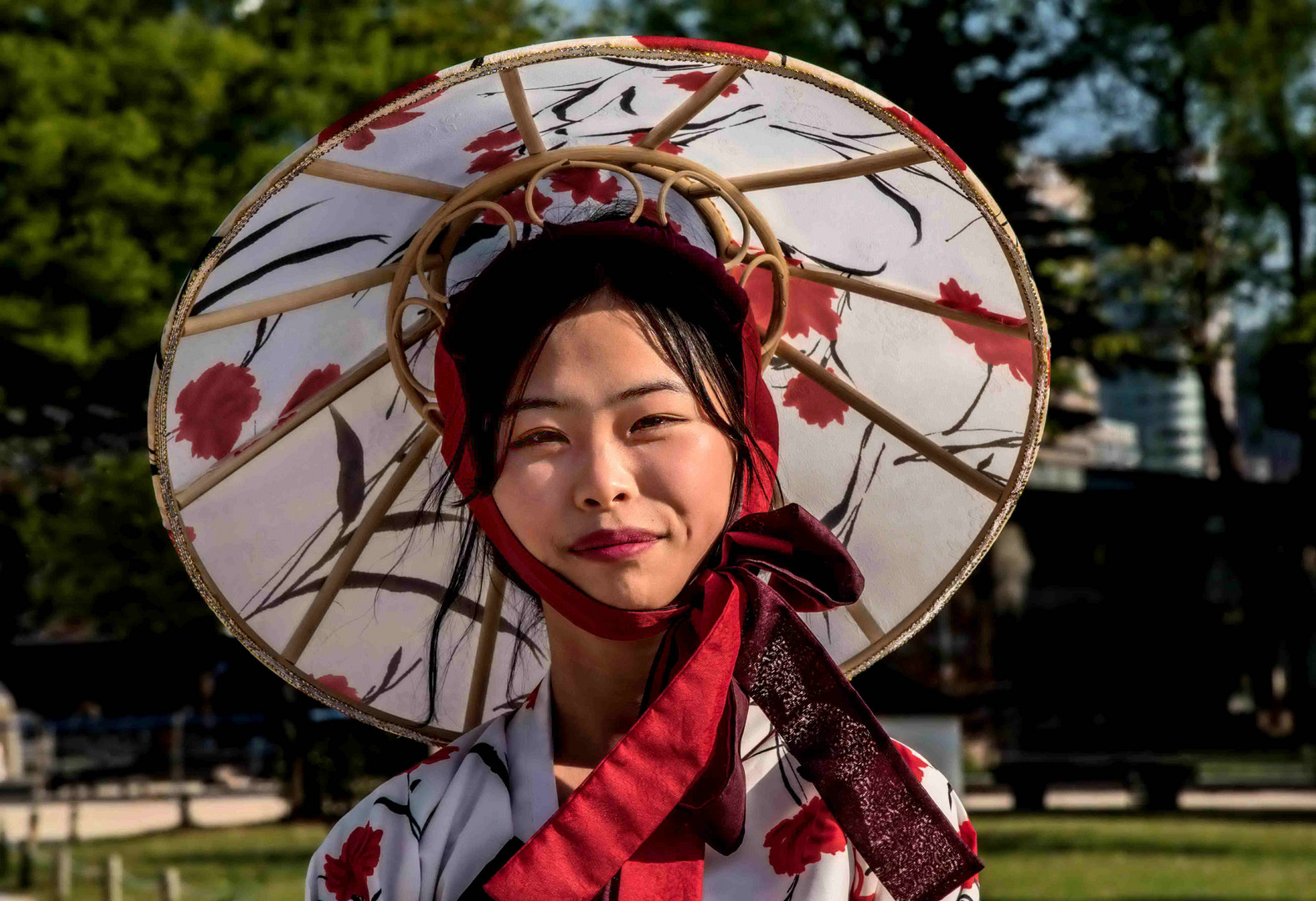 Der Hut steht ihr gut Gyeongbokung in Seoul