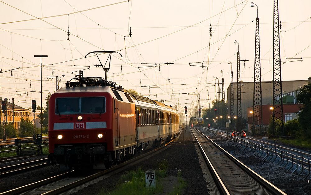 Der IC 181 und die Baustelle