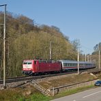 Der IC 433 zwischen Wecker und Manternach (Lux)