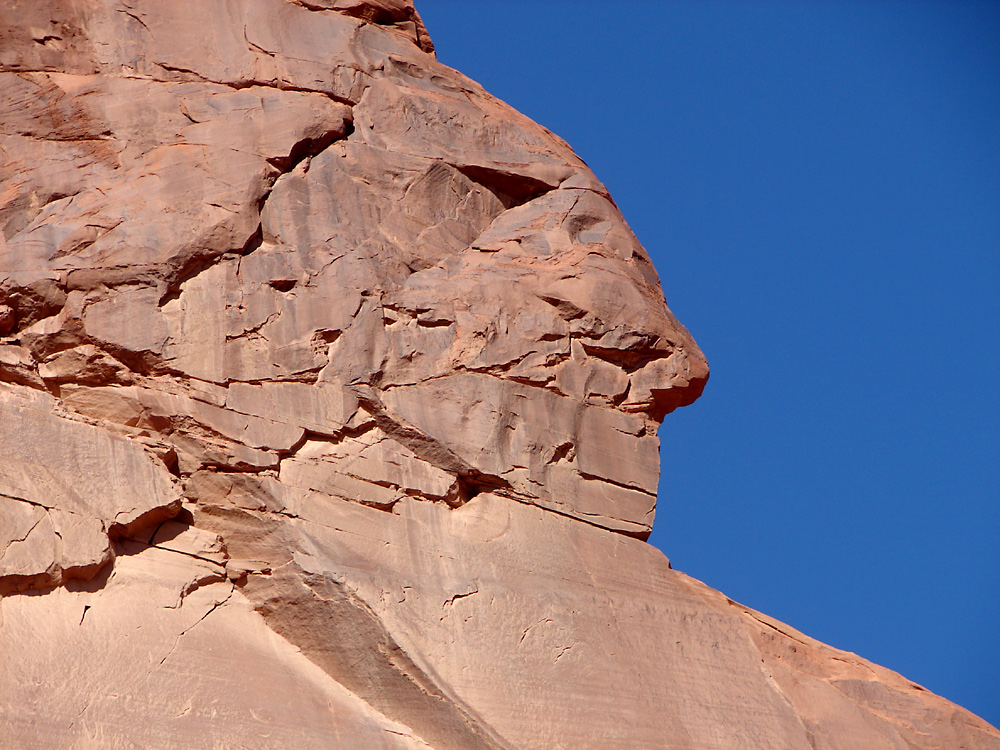 Der Indianerkopf im Felsen