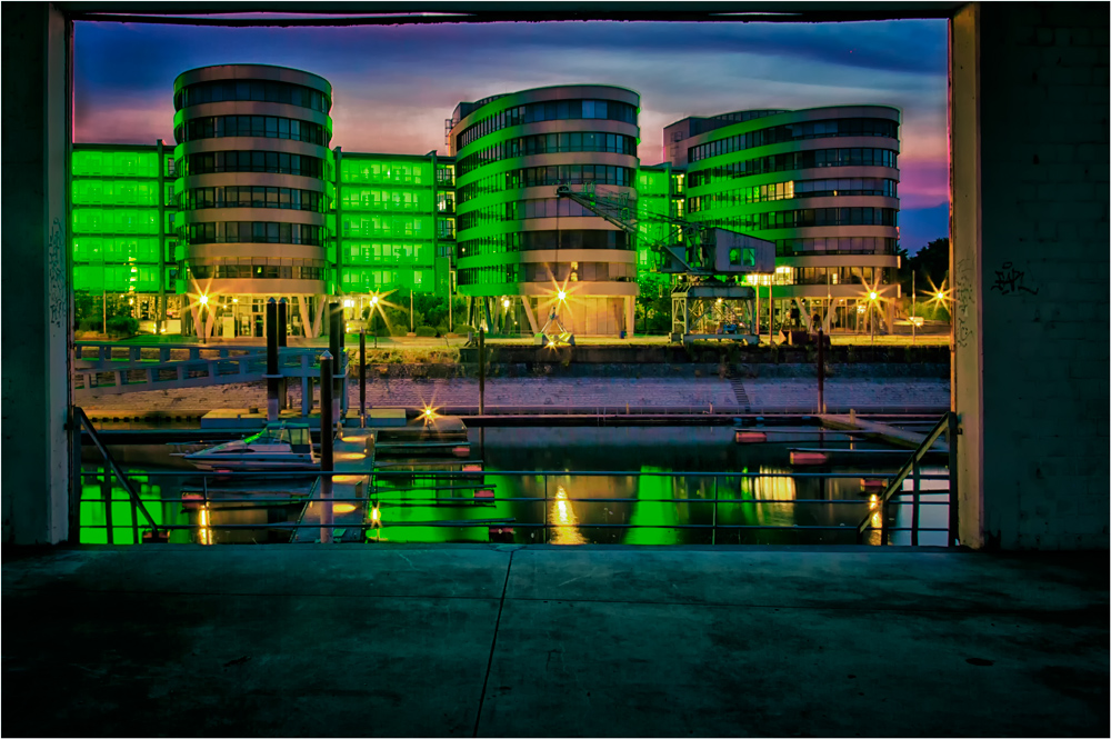 Der Innenhafen von Duisburg