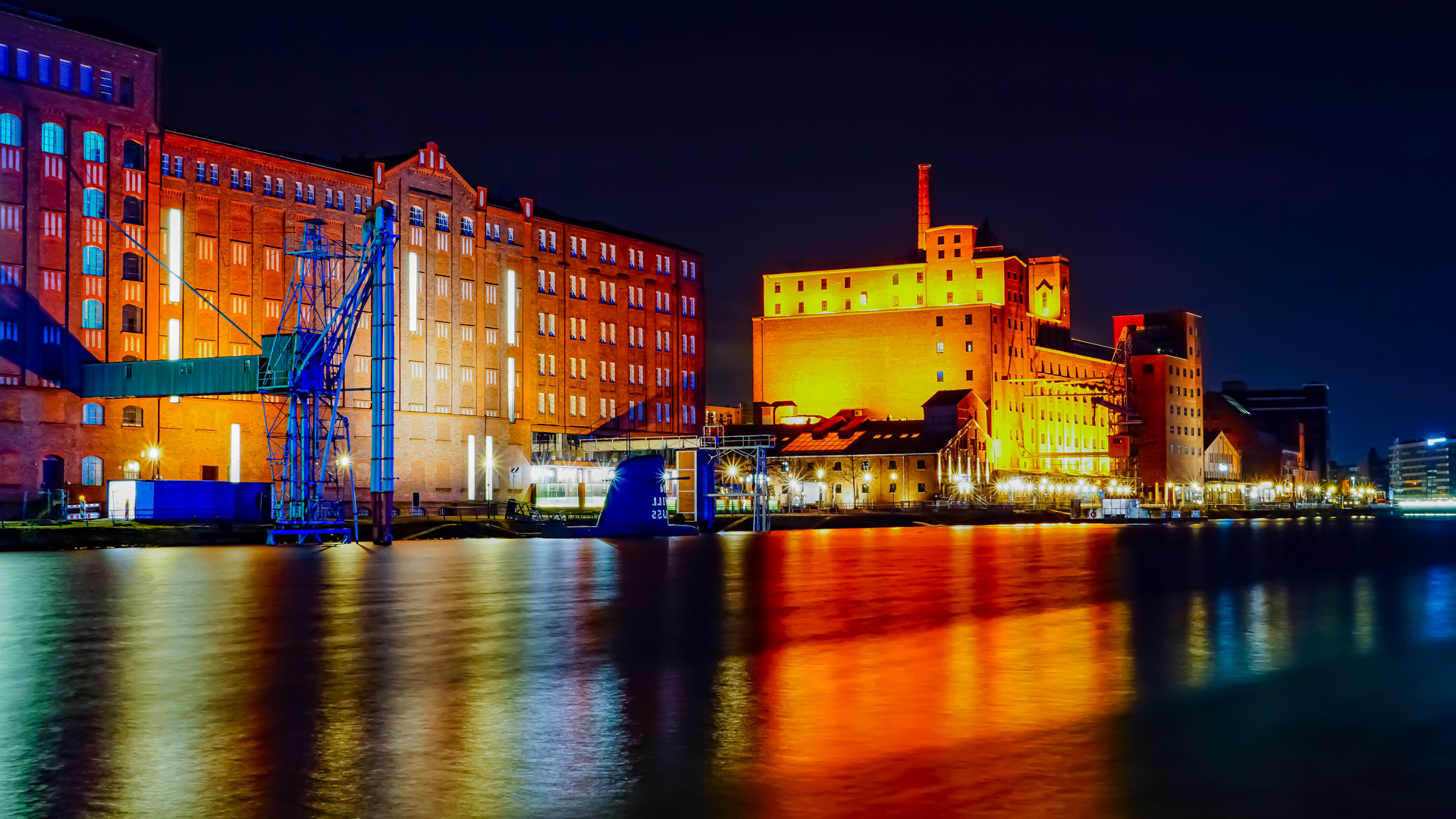 Der Innenhafen von Duisburg 