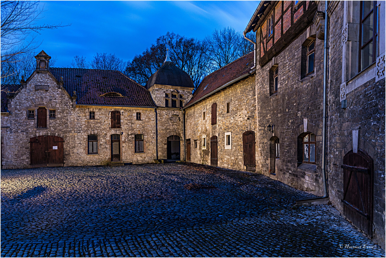 Der Innenhof der Burg