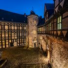 Der Innenhof der Burg Falkenstein/Harz