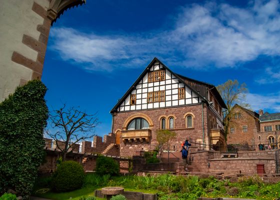 Der Innenhof der Wartburg