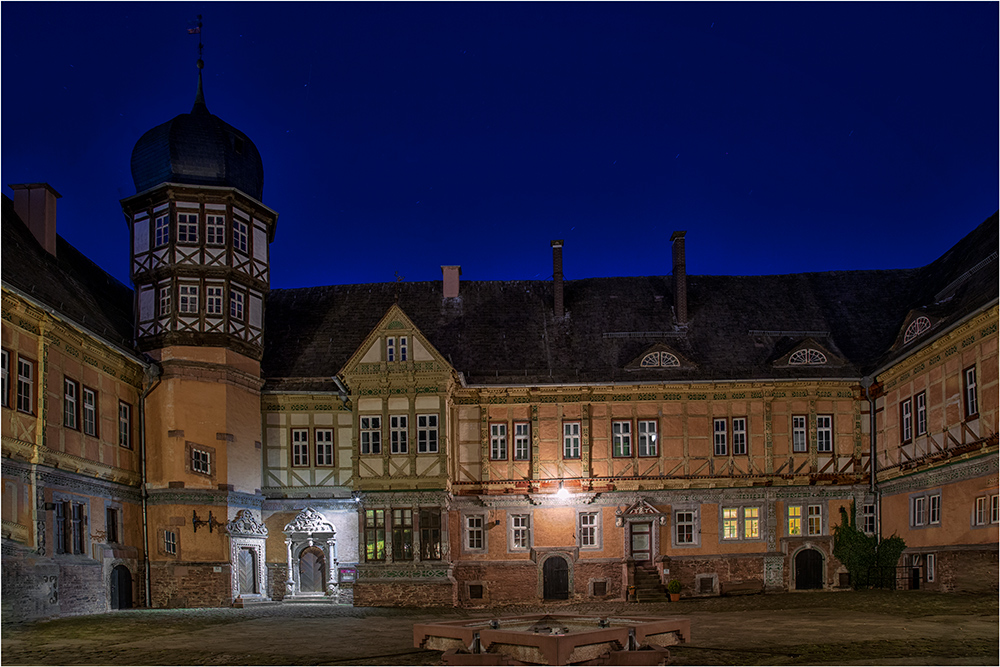 Der Innenhof des Schloddrd Bevern