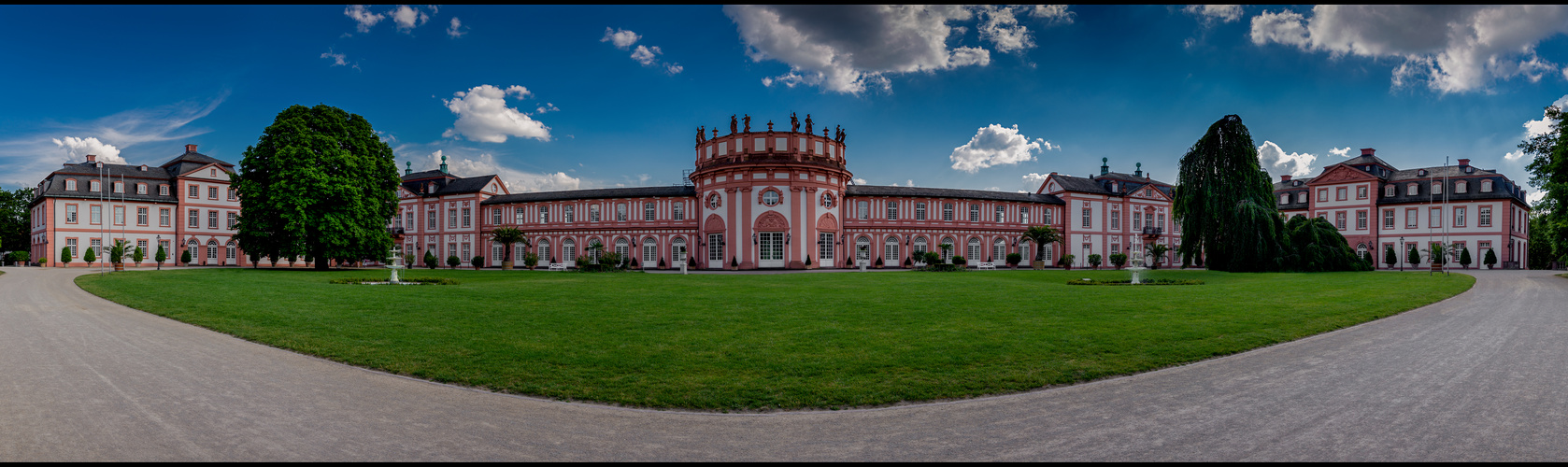 Der Innenhof vom Schloss in Wiesbaden Biebrich