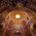 Der Innenraum des Timur-Mausoleums...