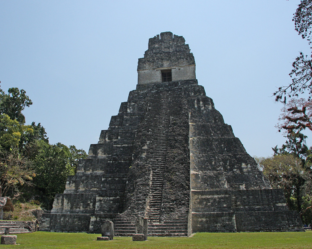 Der Jaguartempel in Tikal