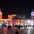 Der Janaki Mandir in Janakpur am Abend