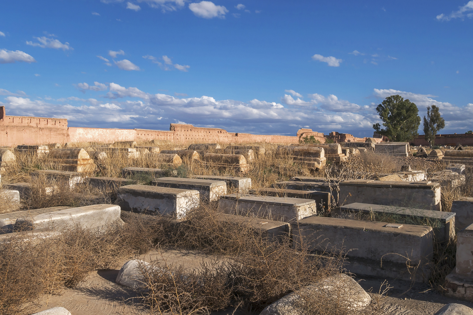 der jüdische Friedhof in Marrakech