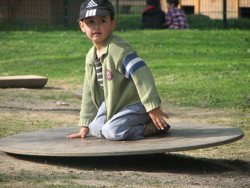 Der Junge im Park