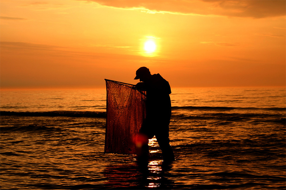 Der junge Mann und das Meer