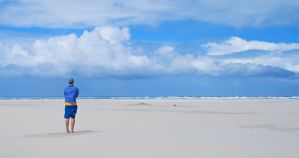 Der junge Mann und das Meer