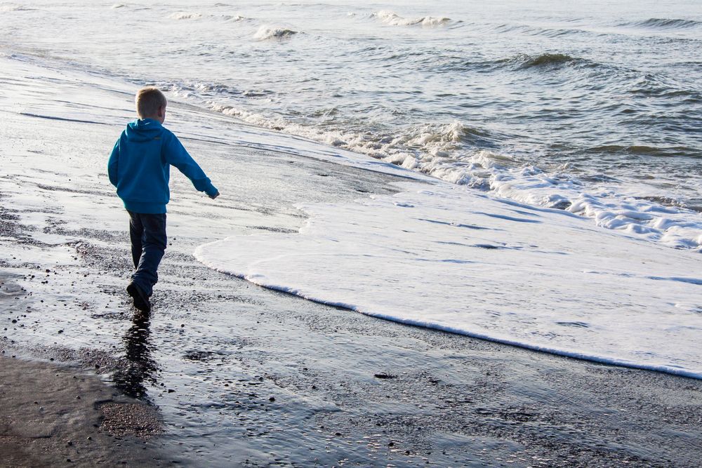 Der junge Mann und das Meer