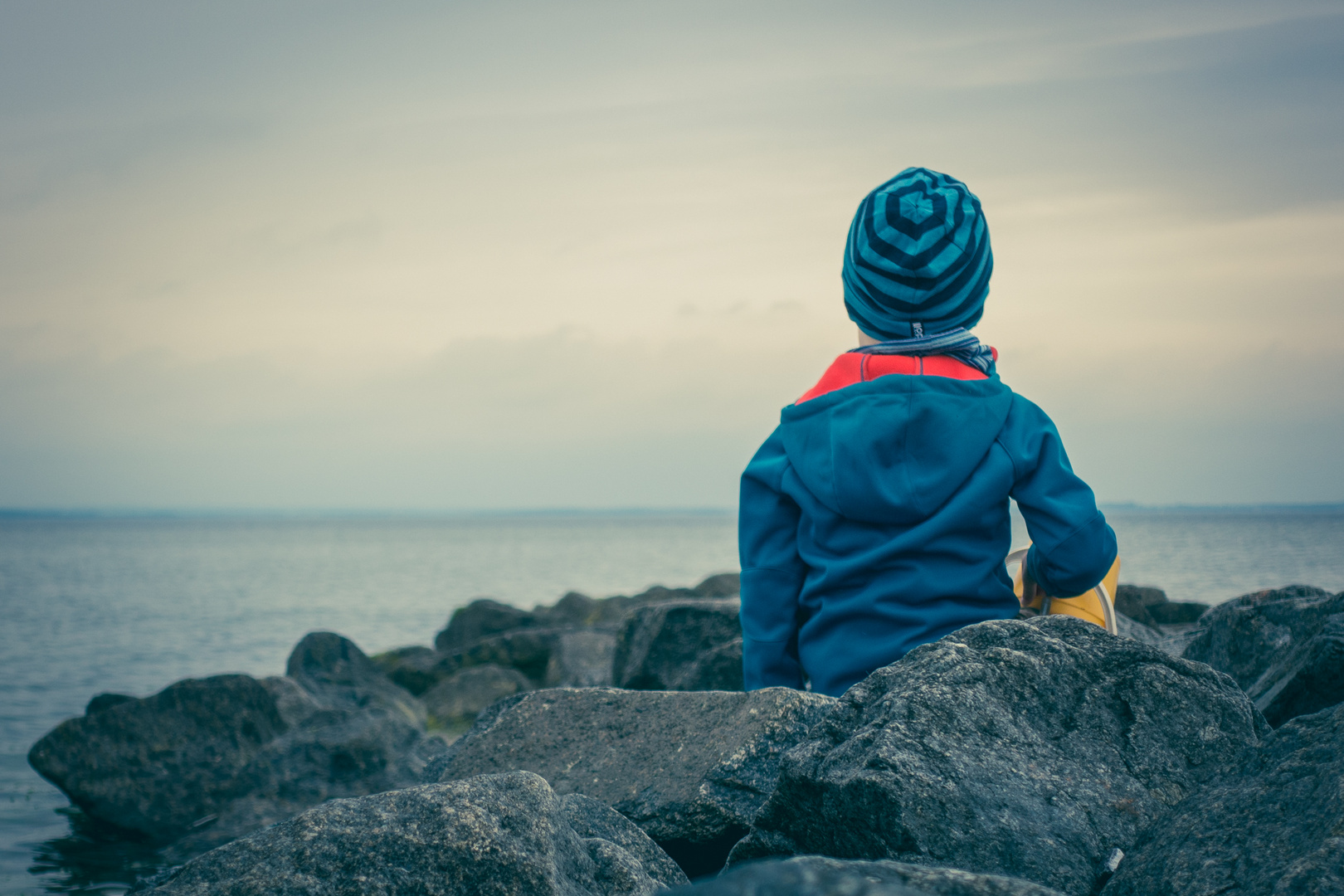 Der junge Mann und das Meer