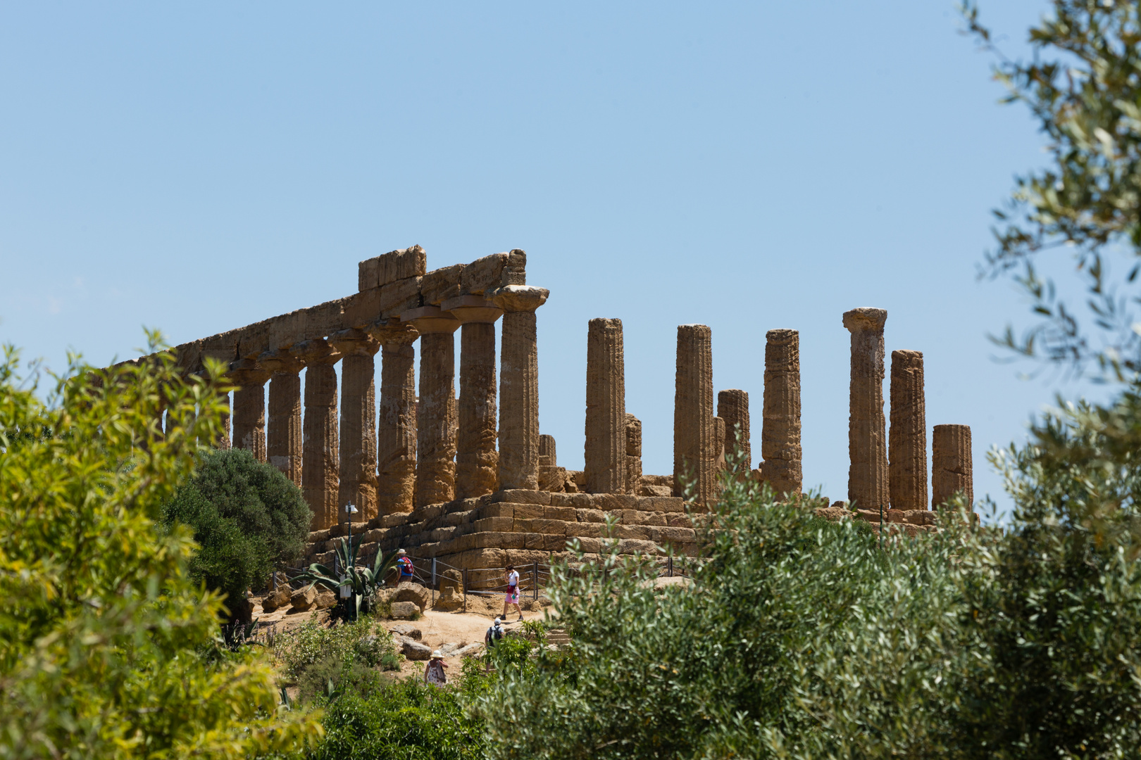 Der Juno-Lacinia-Tempel in Agrigent