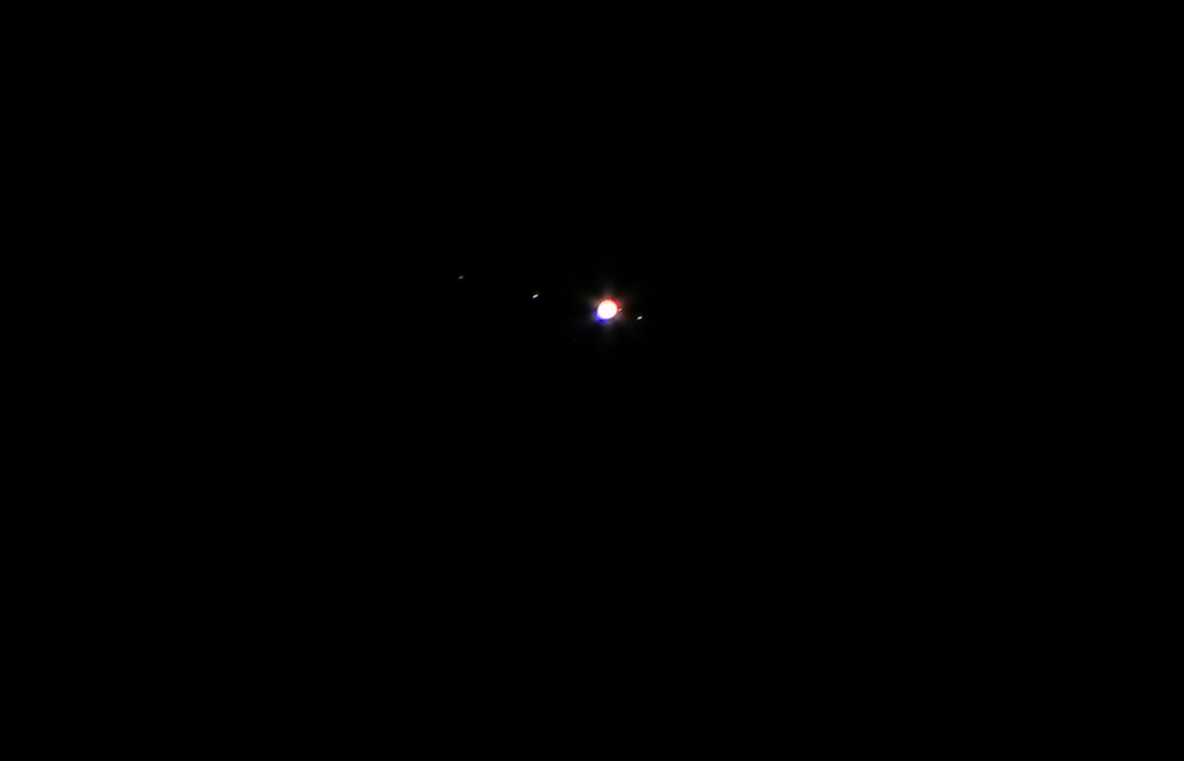 Der Jupiter und seine Monde am 02.10.2011