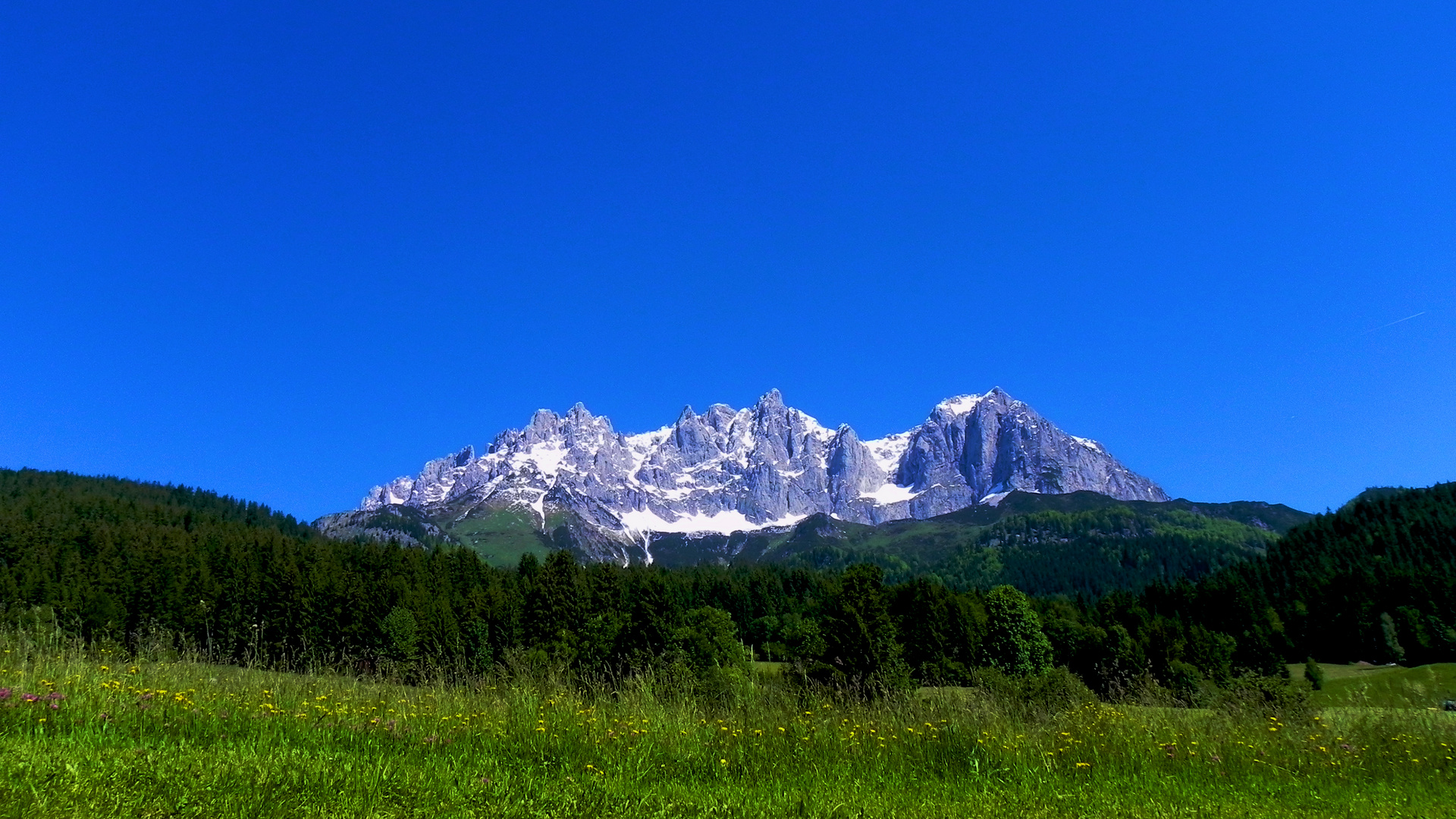 Der Kaiser unter den Wilden der Alpen