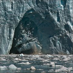 der kalbende gletscher "eqi sermia"