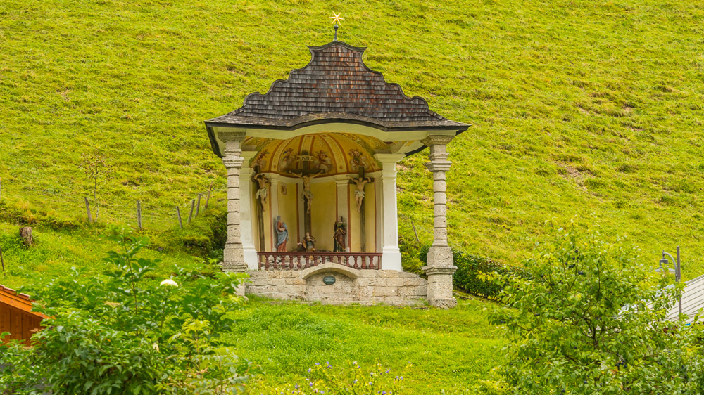 Der Kalvarienberg in Ramsau zum Karfreitag 2