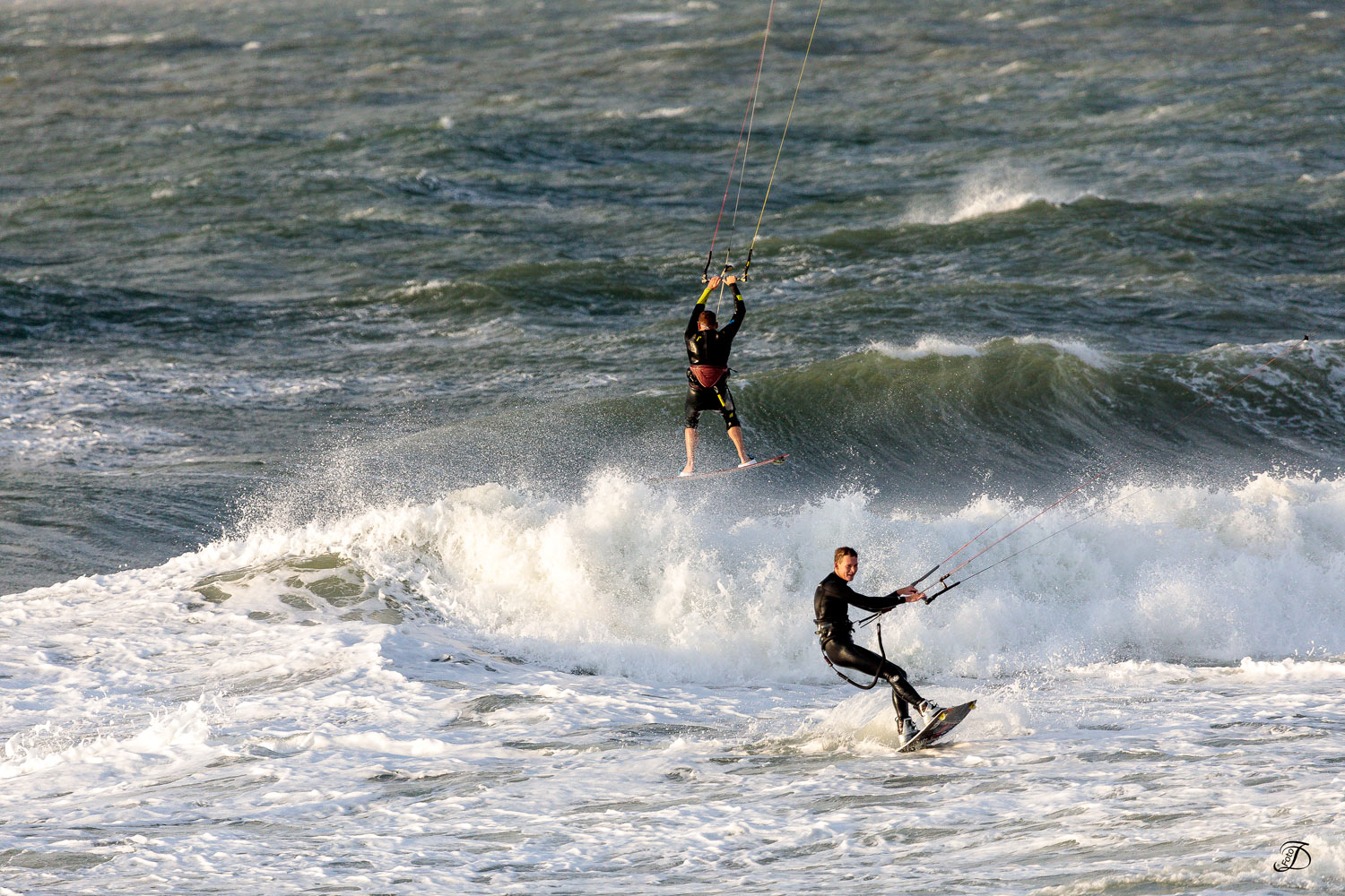 Der Kampf mit Wind und Wellen.