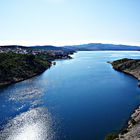 Der Kanal von Maslenica in Kroatien