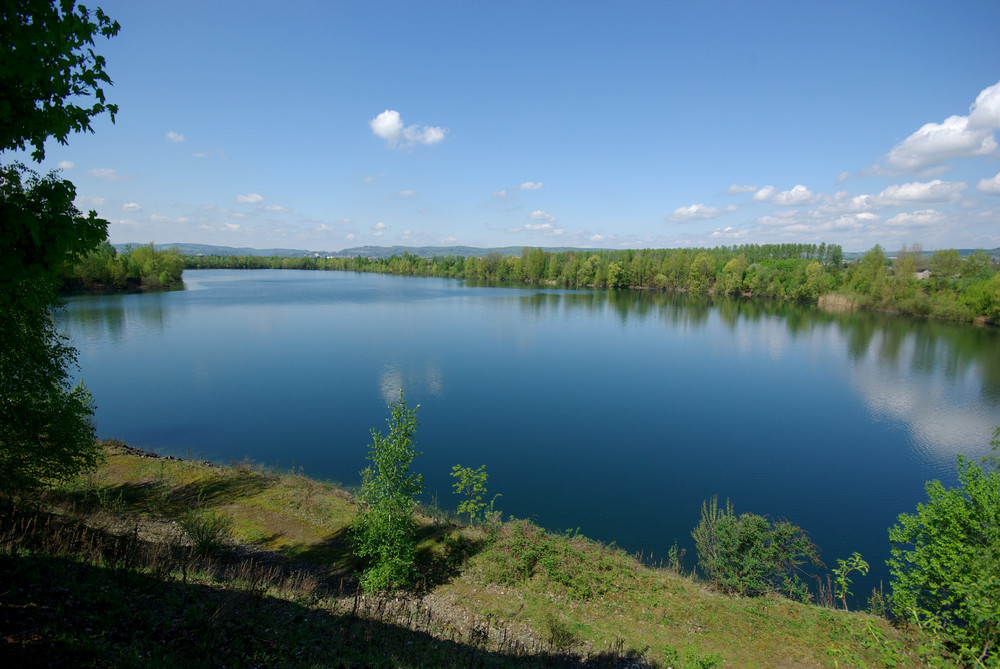 Der Kann-See im Engerser Feld (bei Neuwied-Engers)